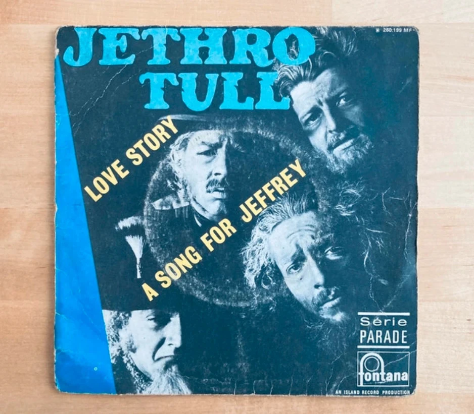 Disque vinyle 45T Jethro Tull Love Story.